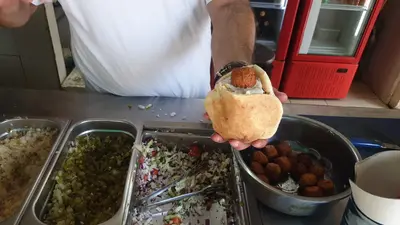 Falafel booth